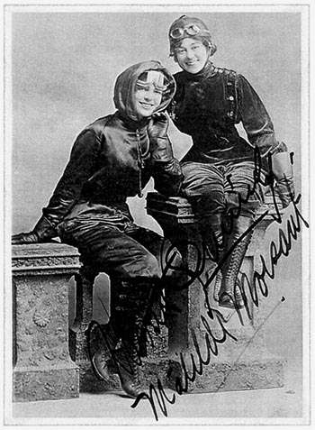 Harriet Quimby and Matilde Moisant
