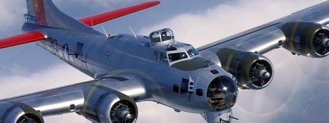 WWII B-17 Flying Fortress Bomber “Aluminum Overcast” | AirWingMedia.com