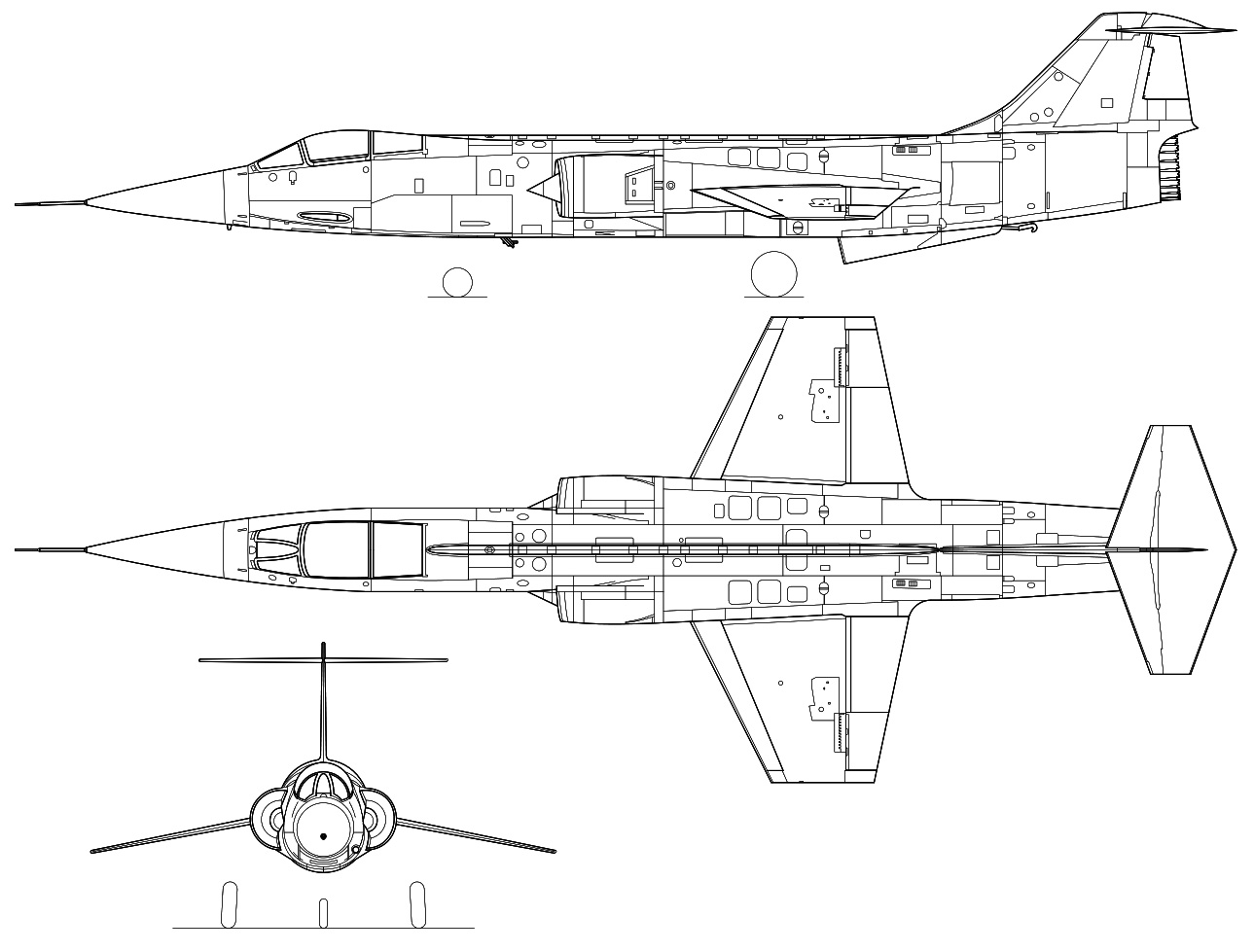 F-104C_Starfighter-Diagram