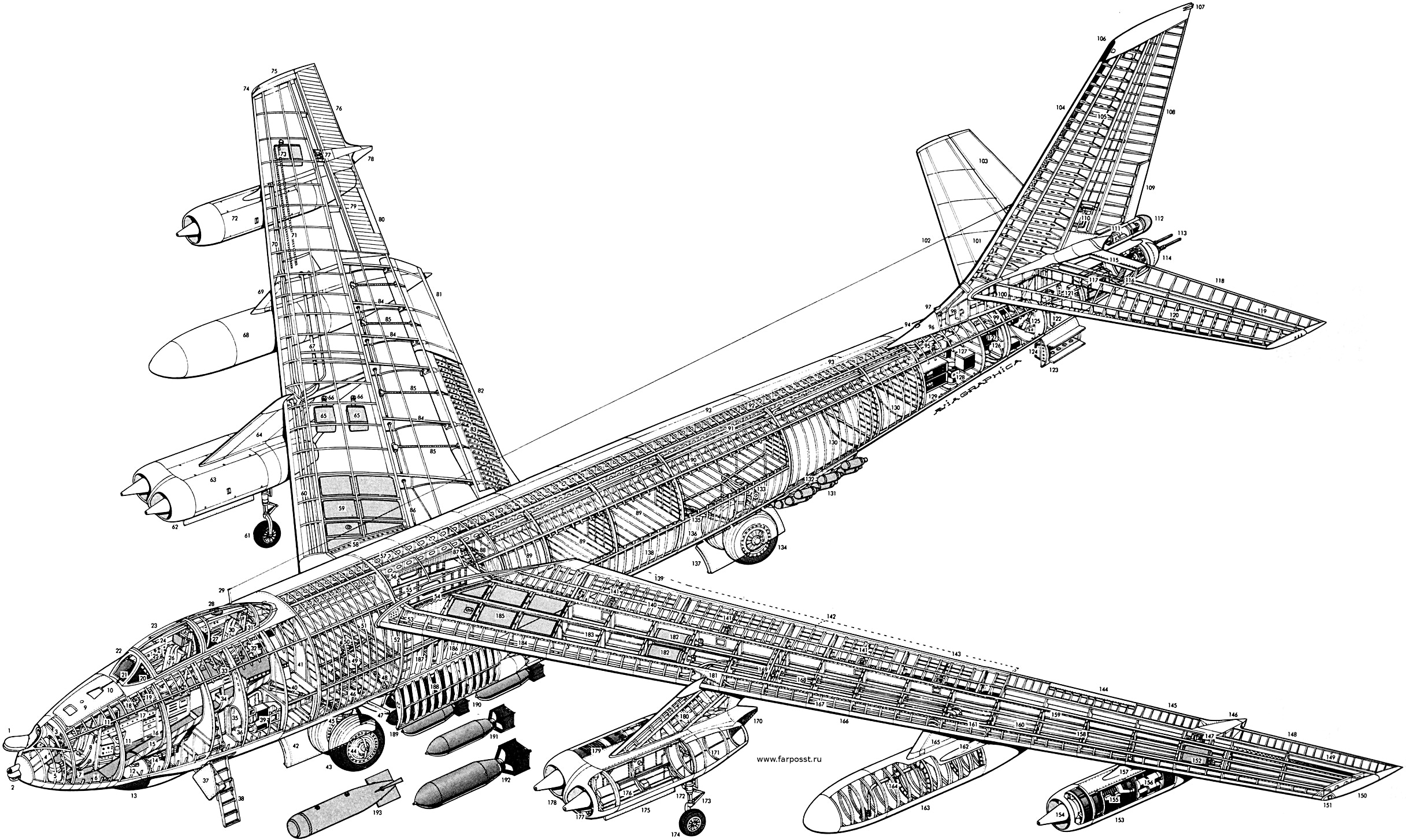 Ан 124 шасси схема