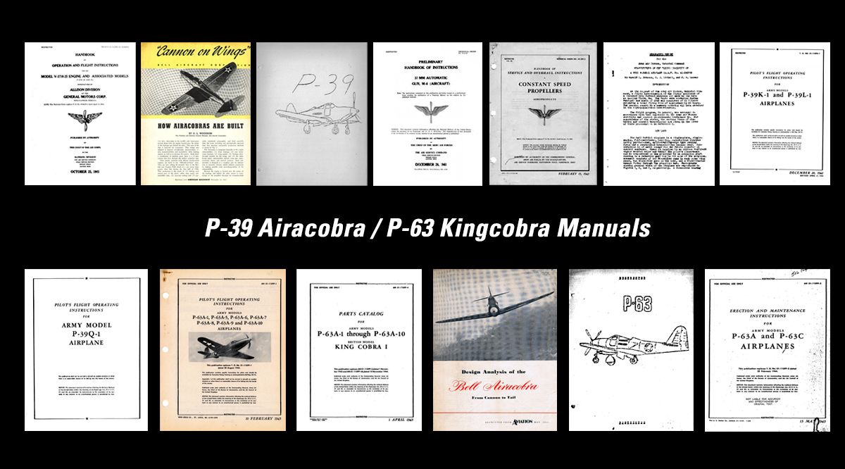 Bell P-39 Airacobra / P-63 Kingcobra PDF eBook &amp; Aircraft ...
