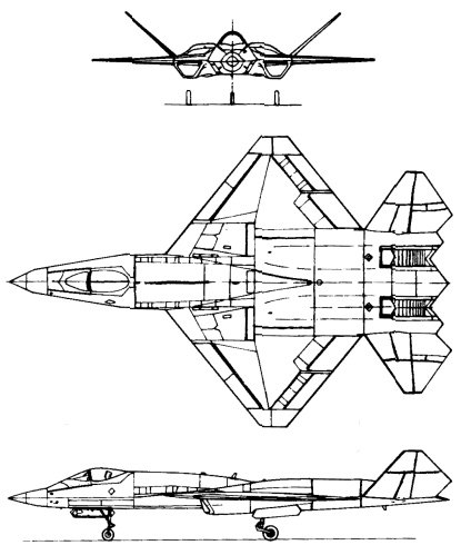 YF-23 Diagram