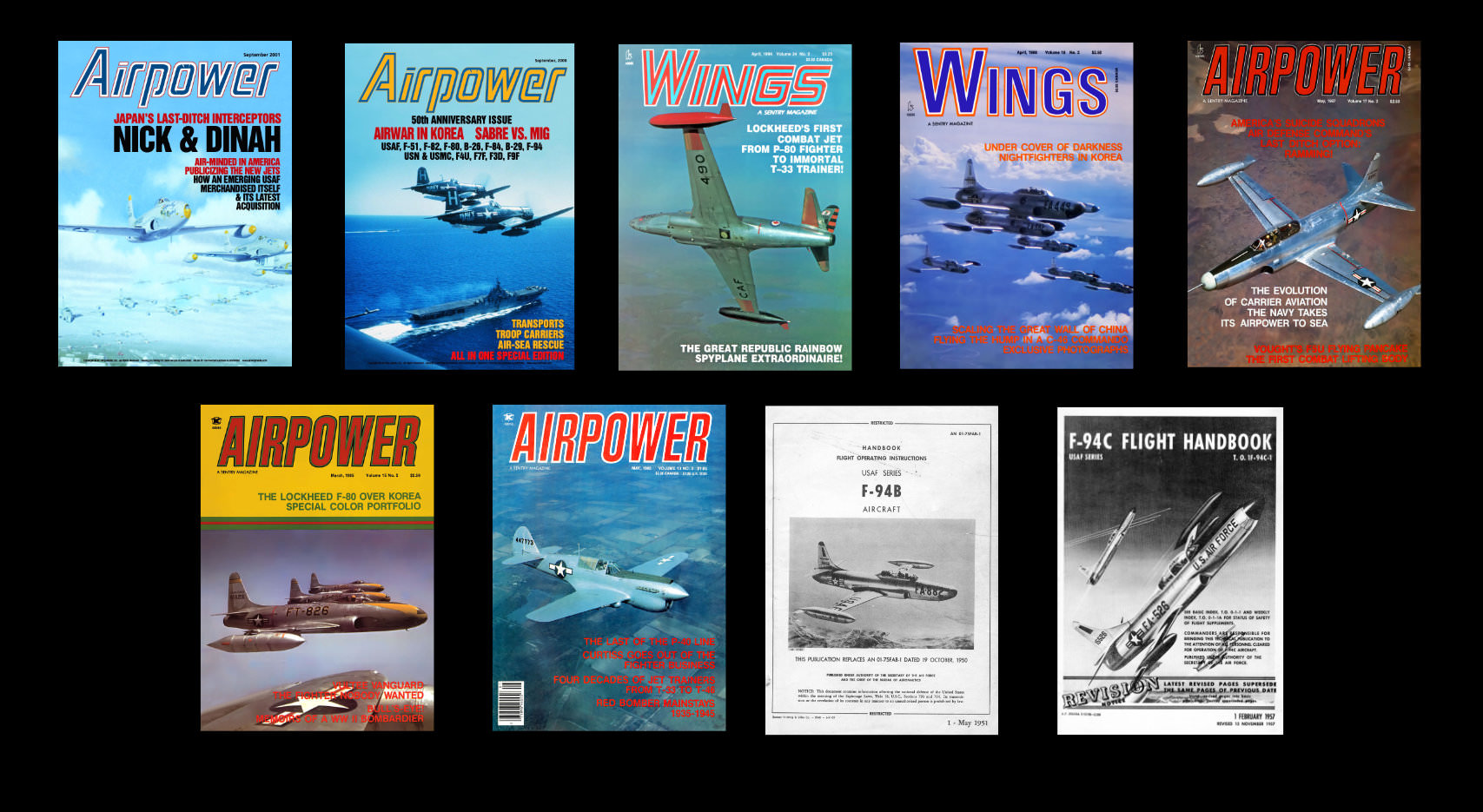 Lockheed P 80 T 33 Shooting Star F 94 Starfire Pdf Ebook Flight Manuals Airwingmedia Com